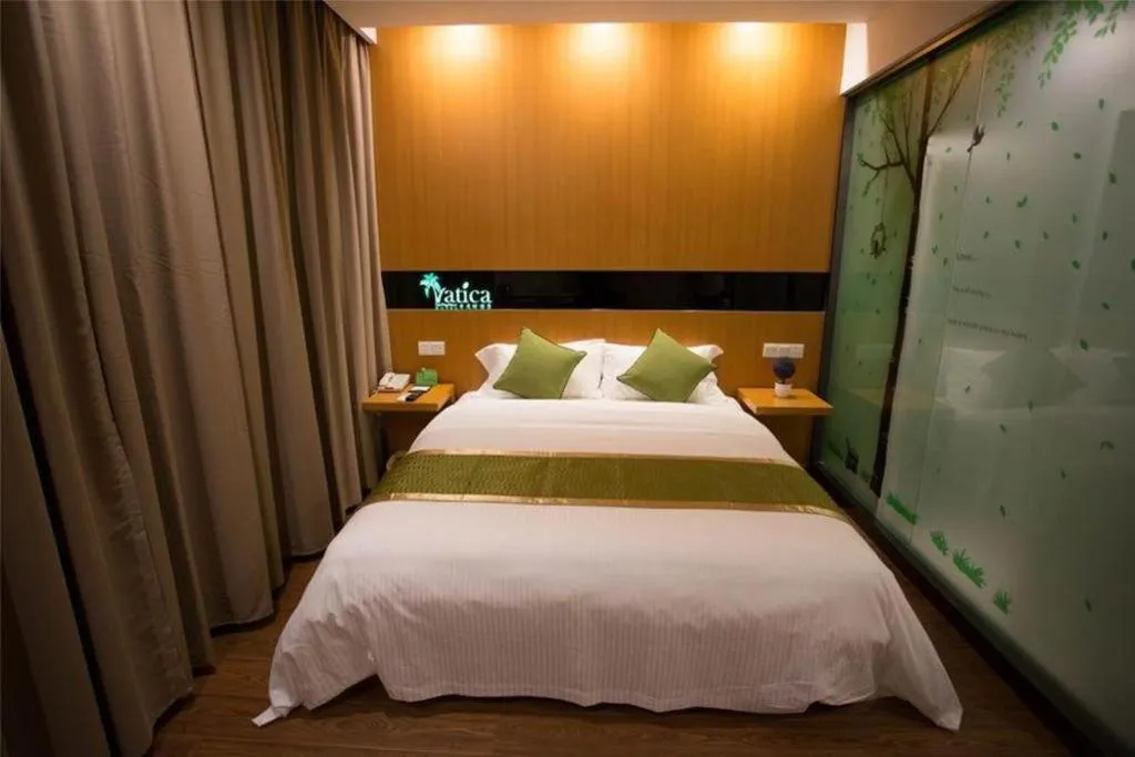 Bed in Vatica Shanghai Jiading District Anting Metro Station Moyu Road Hotel