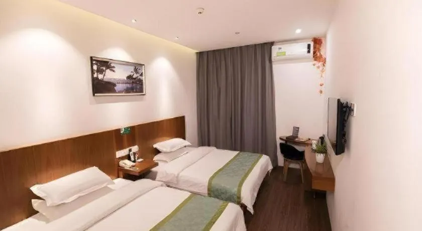 Bed in Vatica Shanghai Jiading District Anting Metro Station Moyu Road Hotel