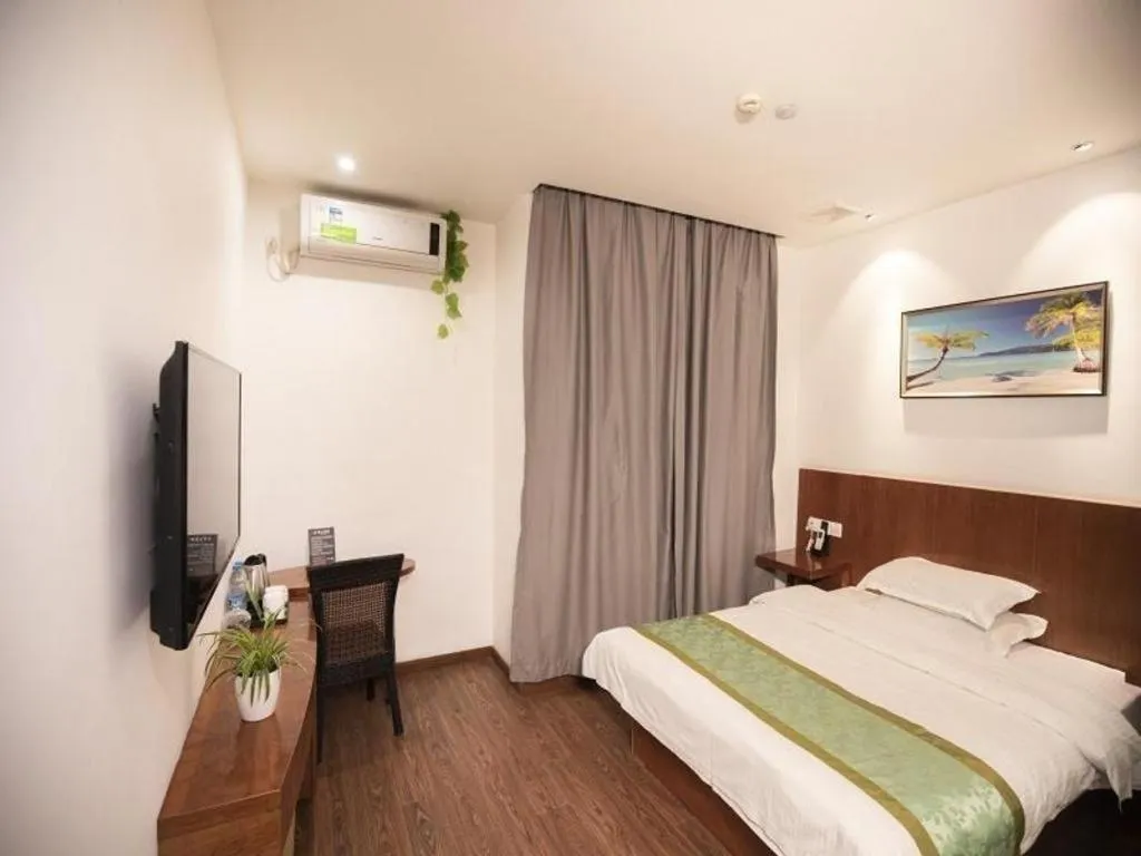 Bed in Vatica Shanghai Jiading District Anting Metro Station Moyu Road Hotel