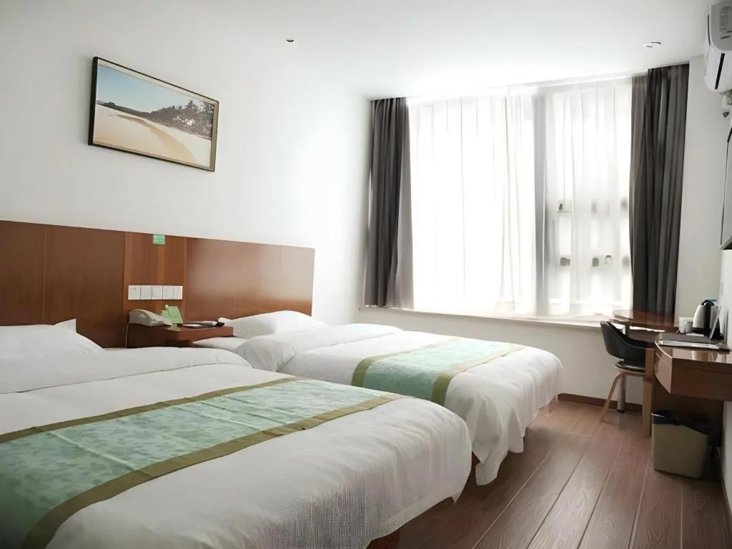 Bed in Vatica Shanghai Jiading District Anting Metro Station Moyu Road Hotel