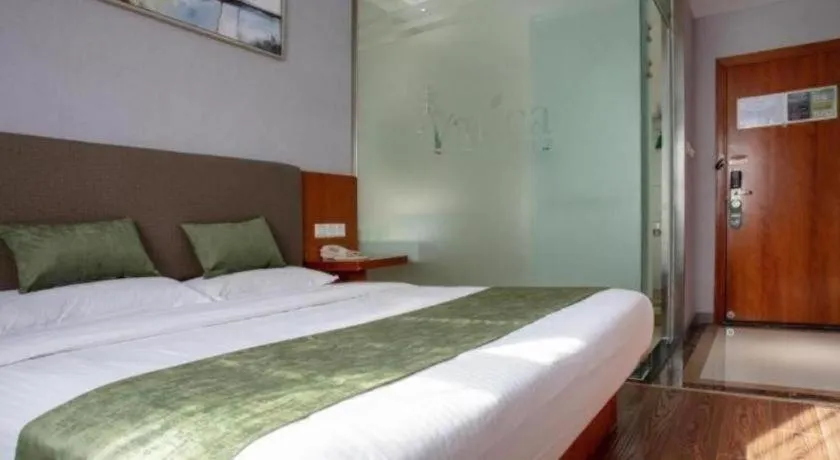 Bed in Vatica Shanghai Jiading District Anting Metro Station Moyu Road Hotel