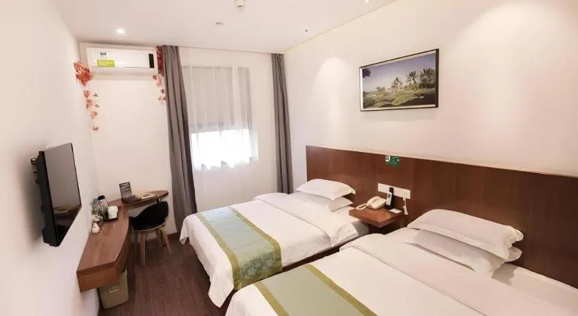 Bed in Vatica Shanghai Jiading District Anting Metro Station Moyu Road Hotel