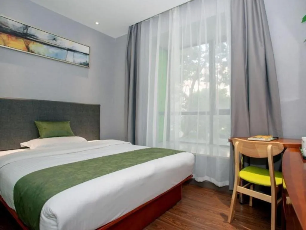 Bed in Vatica Shanghai Jiading District Anting Metro Station Moyu Road Hotel