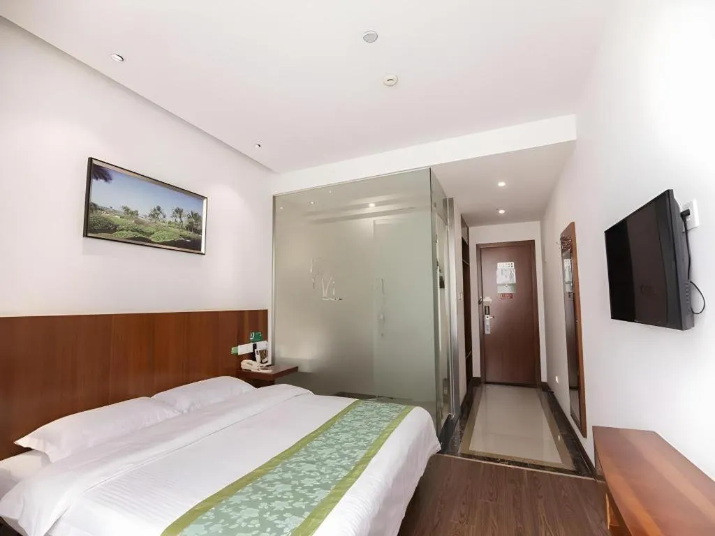 Bed in Vatica Shanghai Jiading District Anting Metro Station Moyu Road Hotel