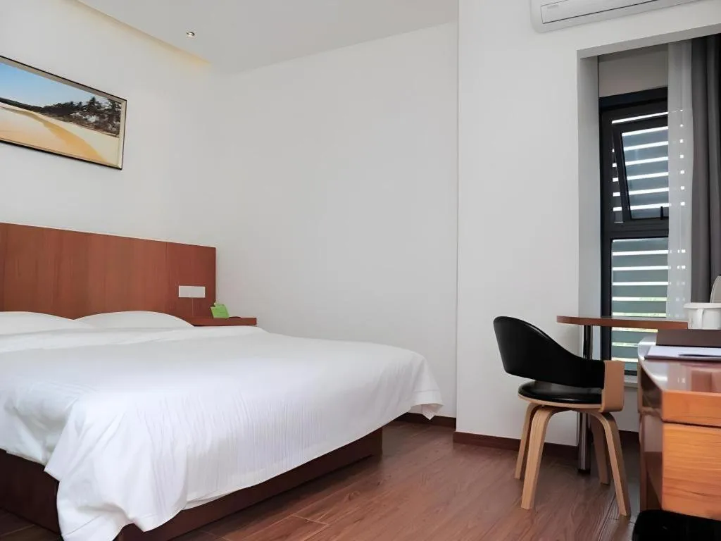 Bed in Vatica Shanghai Jiading District Anting Metro Station Moyu Road Hotel