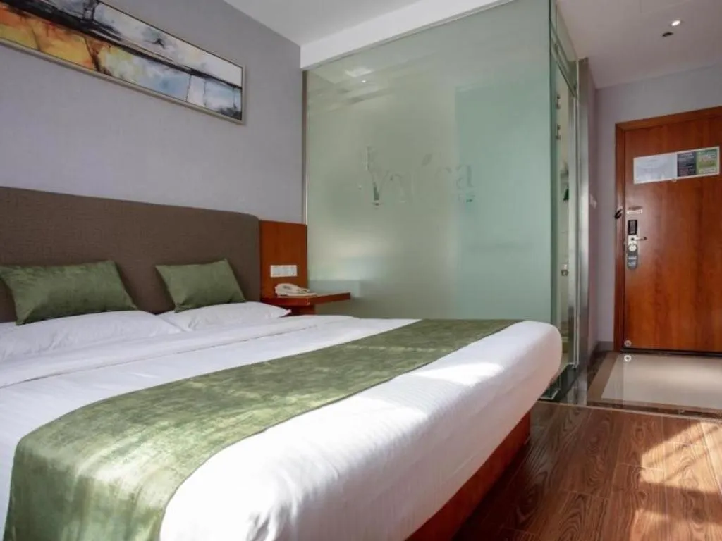 Bed in Vatica Shanghai Jiading District Anting Metro Station Moyu Road Hotel