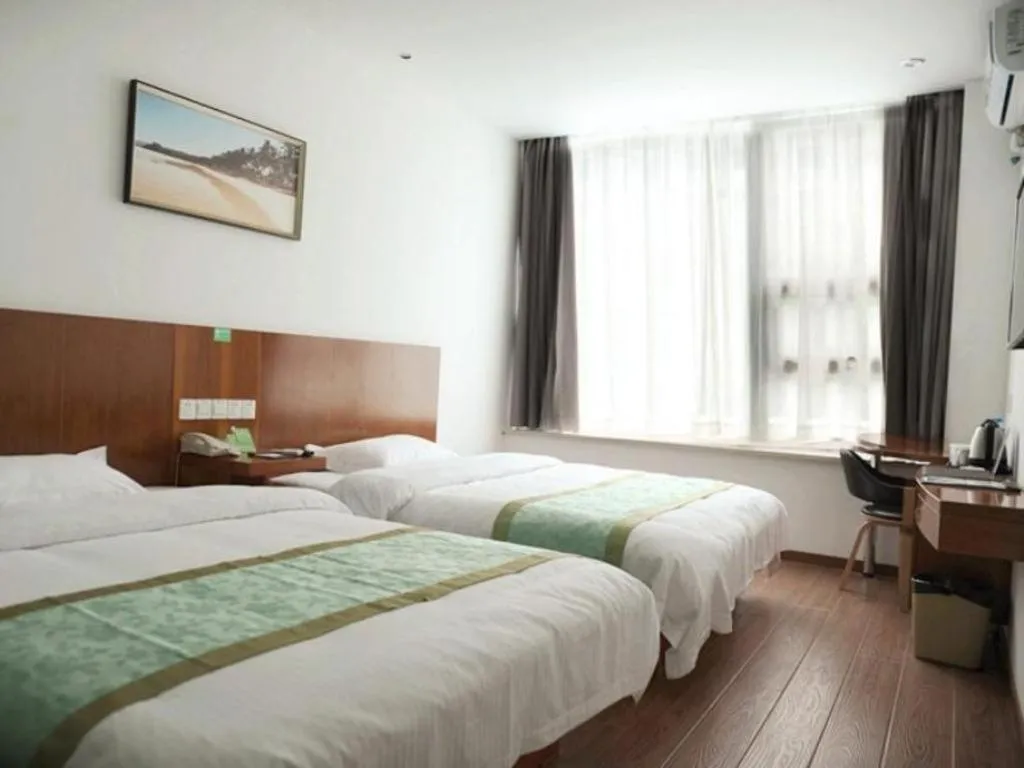Bed in Vatica Shanghai Jiading District Anting Metro Station Moyu Road Hotel