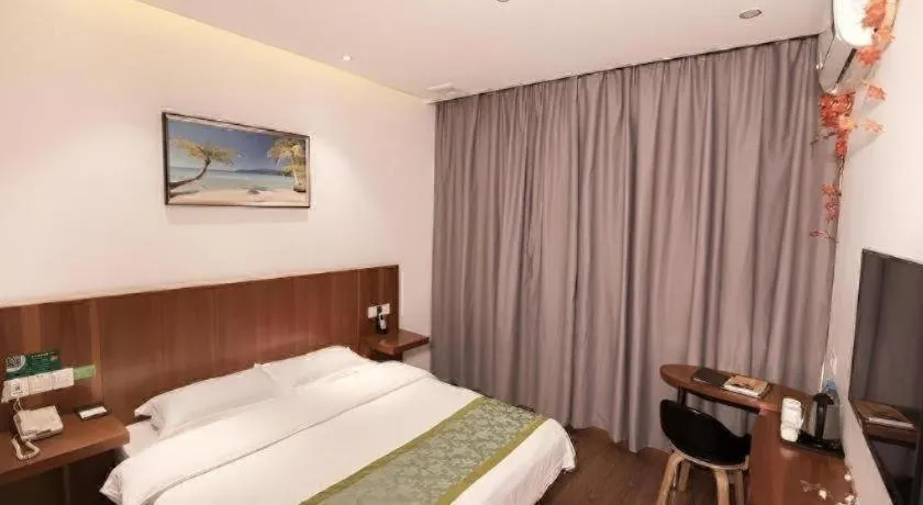Bed in Vatica Shanghai Jiading District Anting Metro Station Moyu Road Hotel