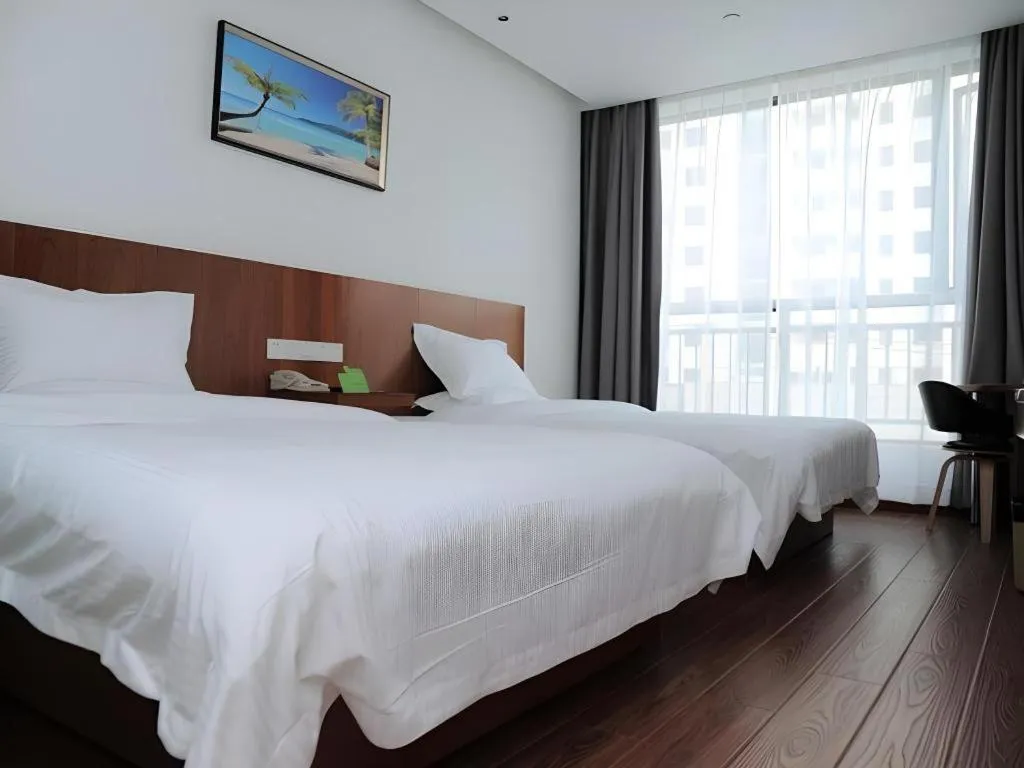 Bed in Vatica Shanghai Jiading District Anting Metro Station Moyu Road Hotel