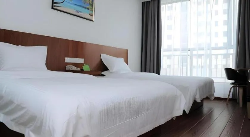 Bed in Vatica Shanghai Jiading District Anting Metro Station Moyu Road Hotel