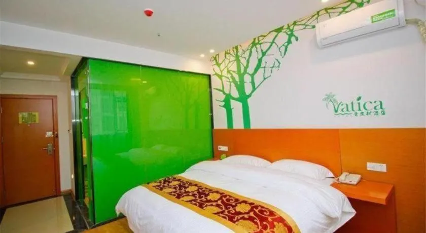 Bed in Vatica Shanghai Jiading District Anting Metro Station Moyu Road Hotel