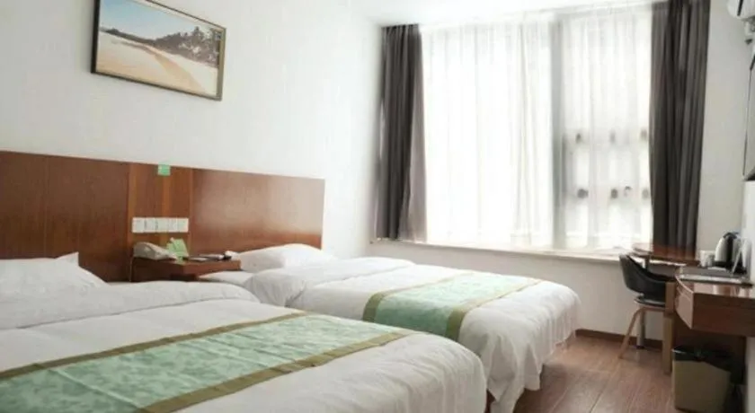 Bed in Vatica Shanghai Jiading District Anting Metro Station Moyu Road Hotel