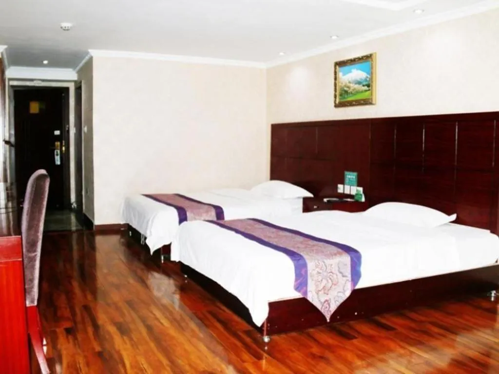 Bed in GreenTree Alliance Gansu Longnan Beishan East Road Hotel