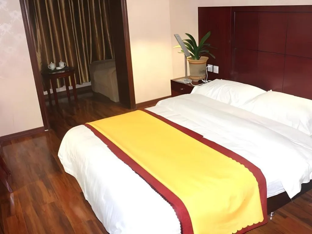 Bed in GreenTree Alliance Gansu Longnan Beishan East Road Hotel