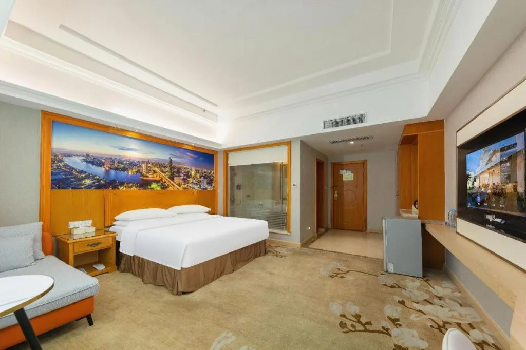 Bed in Vienna Hotel Guangzhou Luochongwei Bus Station Branch