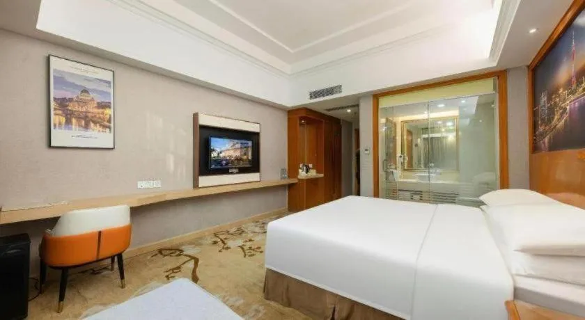 Bed in Vienna Hotel Guangzhou Luochongwei Bus Station Branch