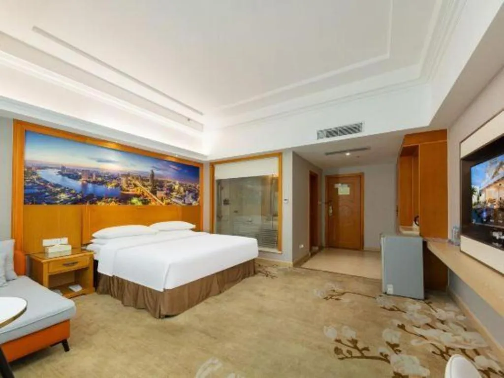 Bed in Vienna Hotel Guangzhou Luochongwei Bus Station Branch
