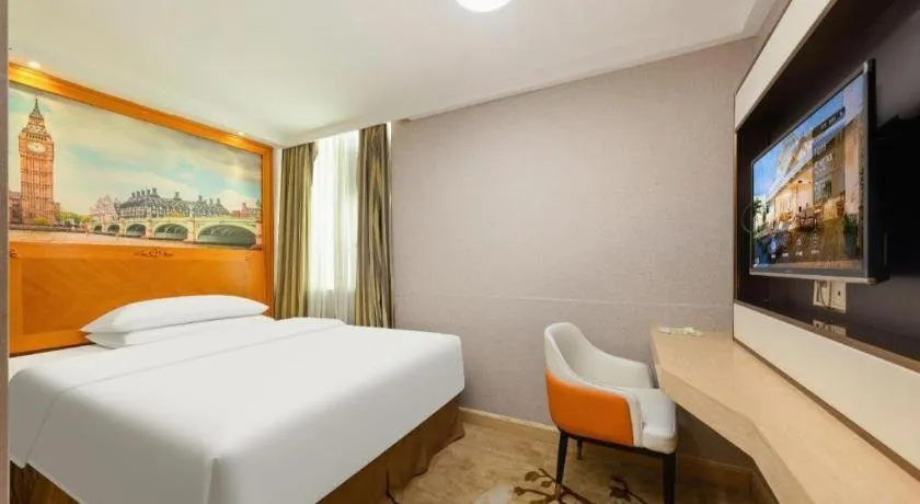 Bed in Vienna Hotel Guangzhou Luochongwei Bus Station Branch