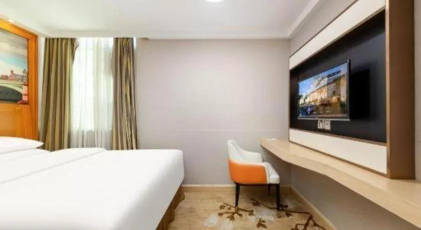 Bed in Vienna Hotel Guangzhou Luochongwei Bus Station Branch