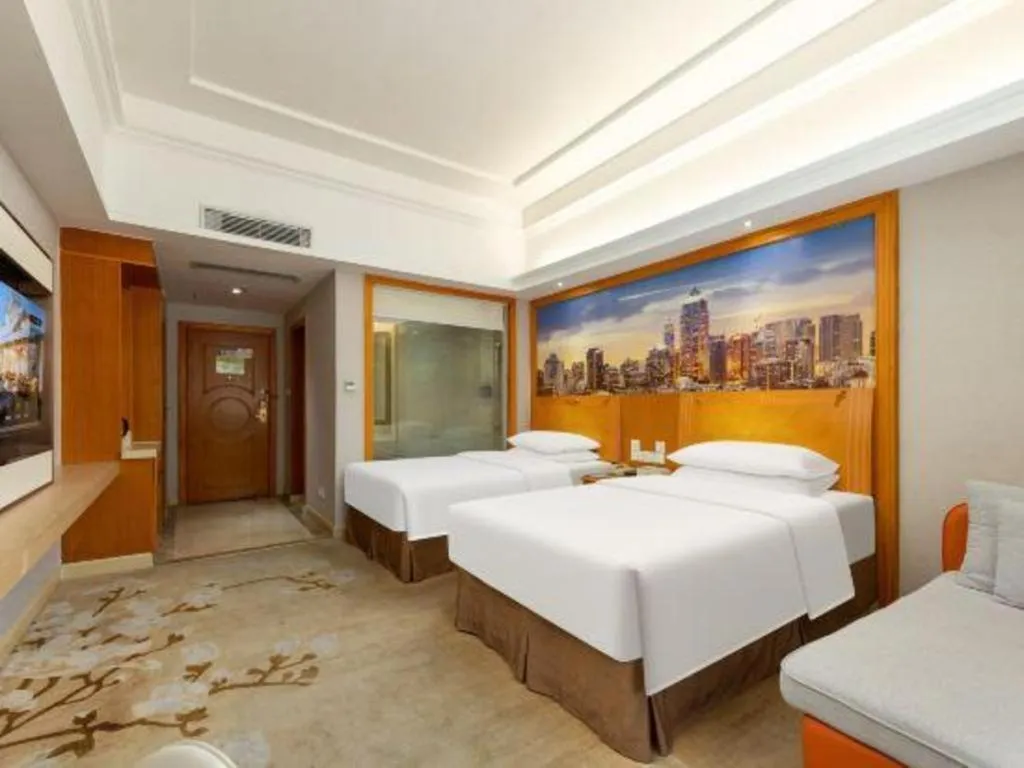 Bed in Vienna Hotel Guangzhou Luochongwei Bus Station Branch