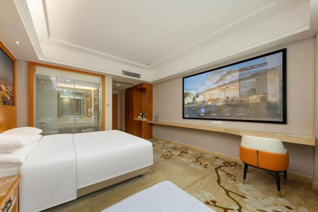 Bed in Vienna Hotel Guangzhou Luochongwei Bus Station Branch