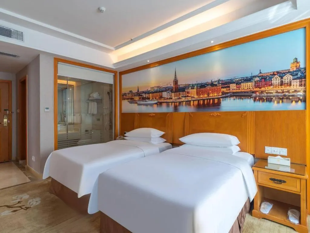 Bed in Vienna Hotel Guangzhou Luochongwei Bus Station Branch