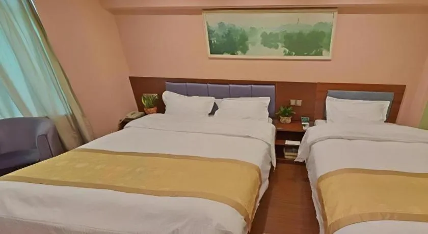 Bed in GreenTree Alliance Jiangsu Yangzhou Hanjiang Middle Road Libao Square Hotel