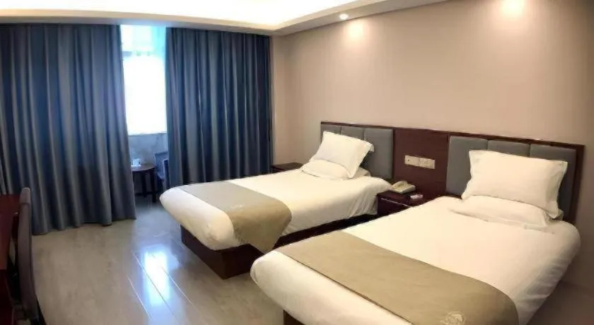 Bed in GreenTree Alliance Jiangsu Yangzhou Hanjiang Middle Road Libao Square Hotel