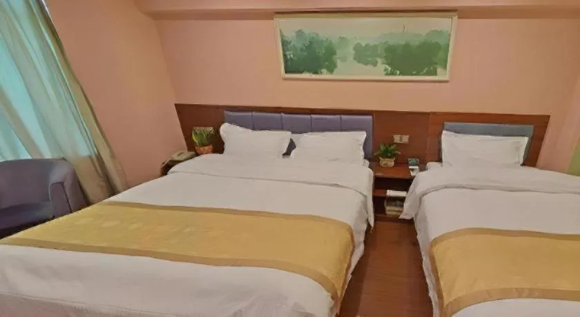 Bed in GreenTree Alliance Jiangsu Yangzhou Hanjiang Middle Road Libao Square Hotel
