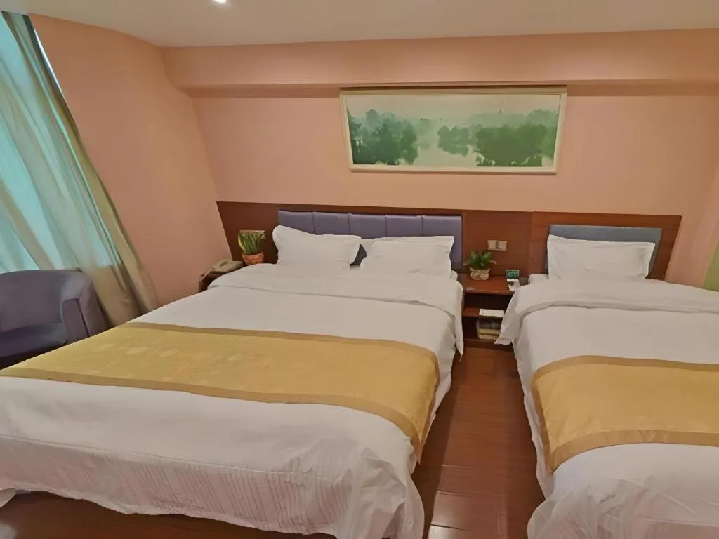 Bed in GreenTree Alliance Jiangsu Yangzhou Hanjiang Middle Road Libao Square Hotel