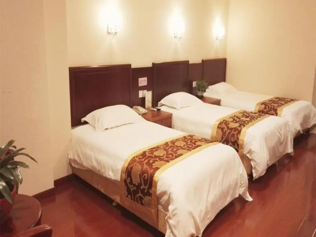 Bed in GreenTree Inn Nanjing Forestry University National Exhibition Center Express Hotel