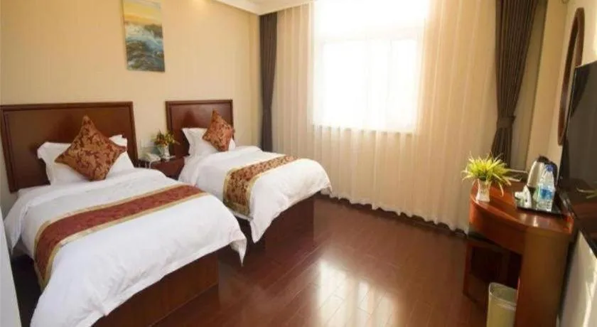 Bed in GreenTree Inn Nanjing Forestry University National Exhibition Center Express Hotel