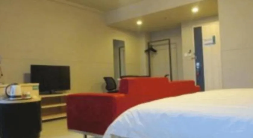 Bed in Jinjiang Inn Baotou Salaqi Railway Station