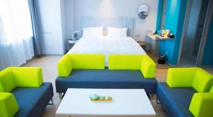 Bed in Jinjiang Inn Baotou Salaqi Railway Station