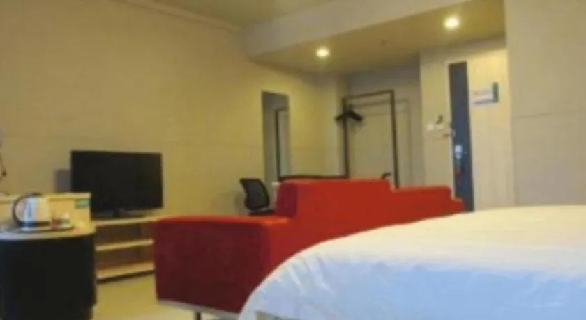 Bed in Jinjiang Inn Baotou Salaqi Railway Station