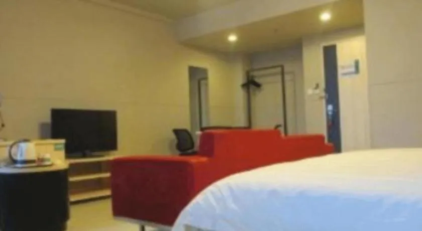 Bed in Jinjiang Inn Baotou Salaqi Railway Station