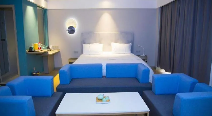 Bed in Jinjiang Inn Baotou Salaqi Railway Station