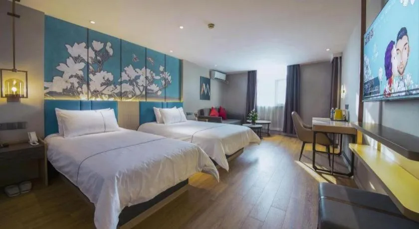 Bed in Magnotel Business Xuzhou Feng County Bus Station