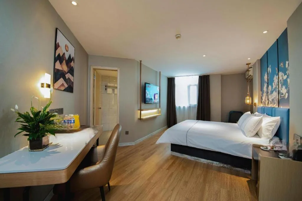 Bed in Magnotel Business Xuzhou Feng County Bus Station