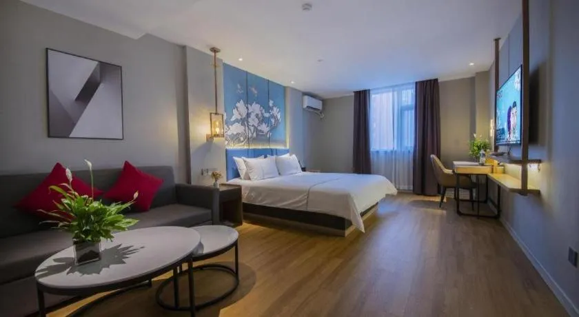 Bed in Magnotel Business Xuzhou Feng County Bus Station