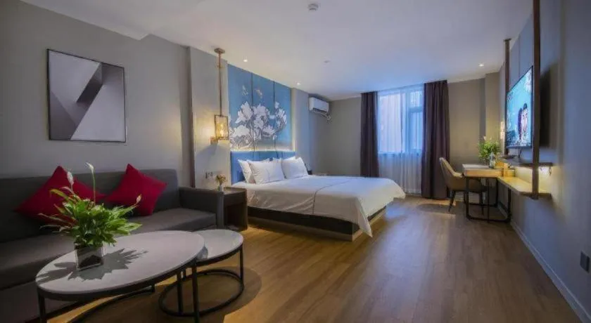 Bed in Magnotel Business Xuzhou Feng County Bus Station