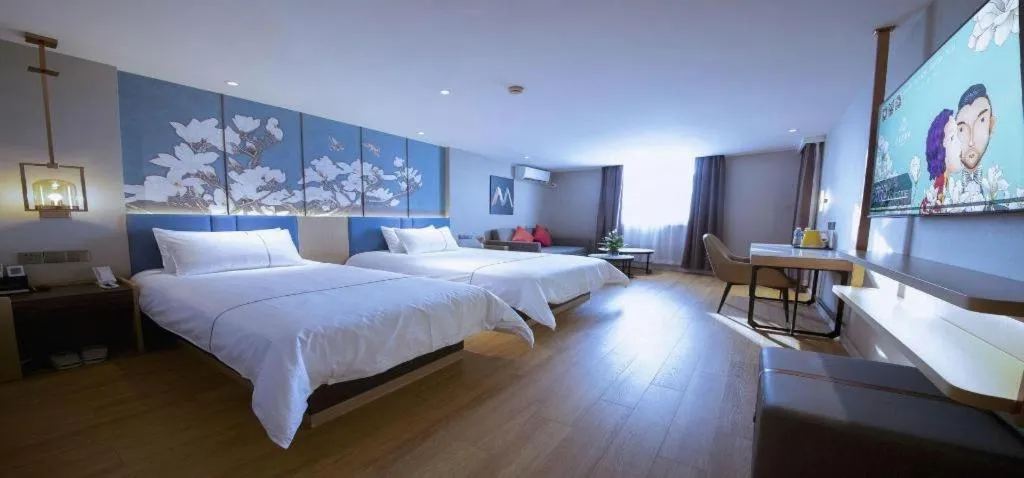 Bed in Magnotel Business Xuzhou Feng County Bus Station