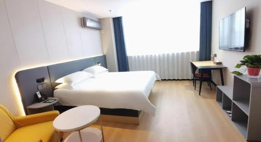 Bed in Jinjiang Inn Xuzhou Peixian Hancheng Road