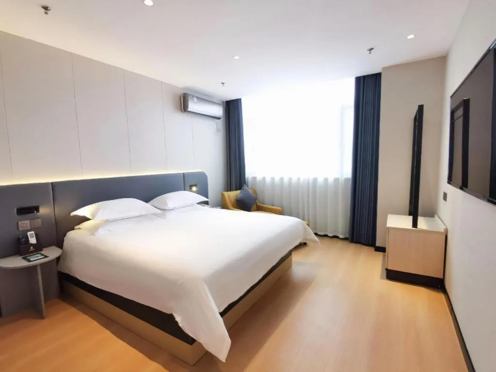 Bed in Jinjiang Inn Xuzhou Peixian Hancheng Road