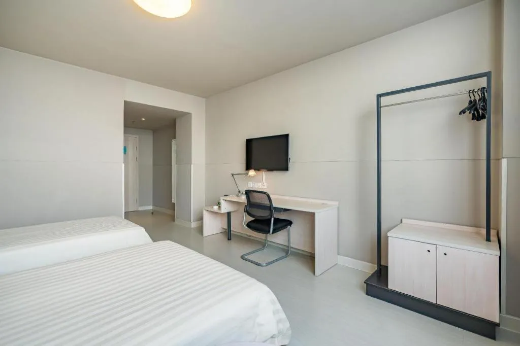 Bed in Jinjiang Inn Xuzhou Peixian Hancheng Road