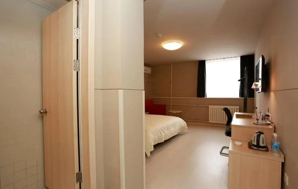 Bed in Jinjiang Inn Hotel Tianjin Xinkai Road Branch