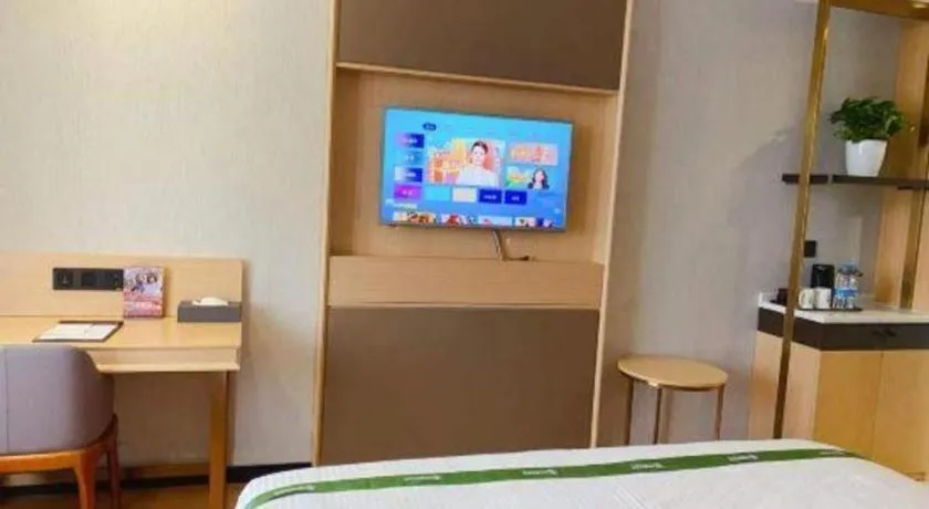 Bed in GreenTree Inn XuZhou PiZhou Dayunhe Decorative city PiXin(N) Road Express Hotel