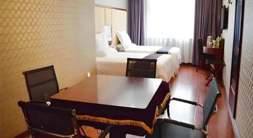 Bed in GreenTree Inn Fuyang Yijing International North Business
