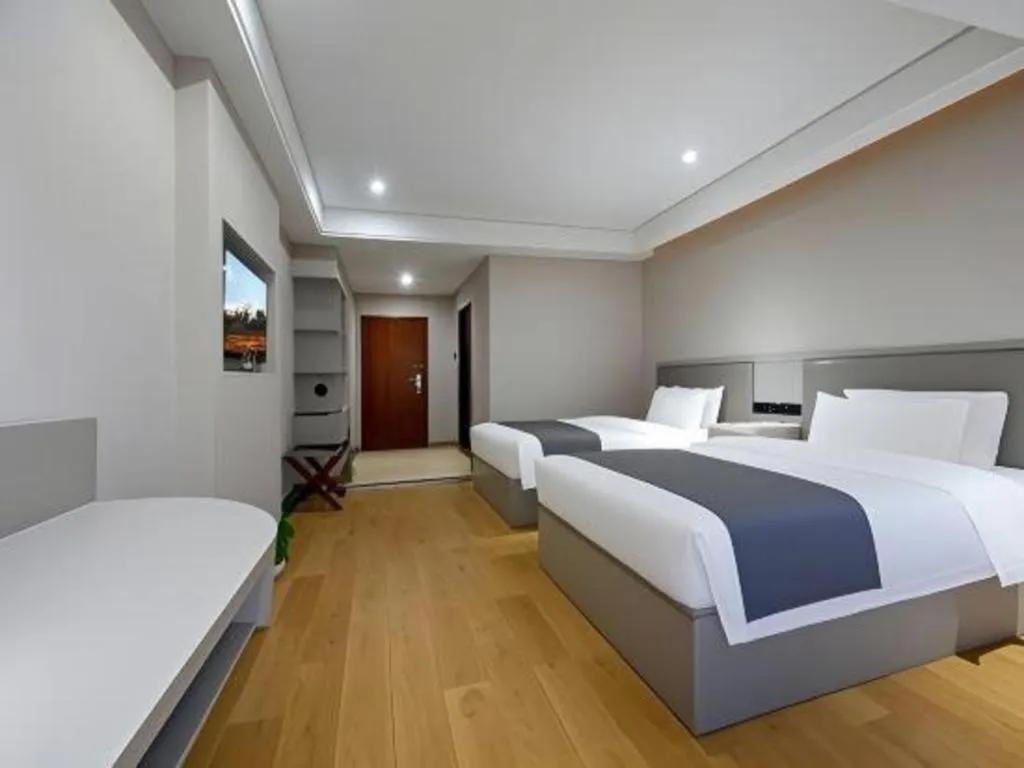 Bed in GreenTree Inn Fuyang Yijing International North Business