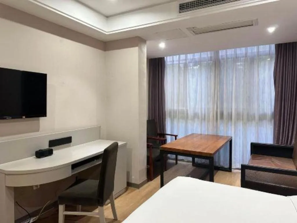 Bed in GreenTree Inn Fuyang Yijing International North Business